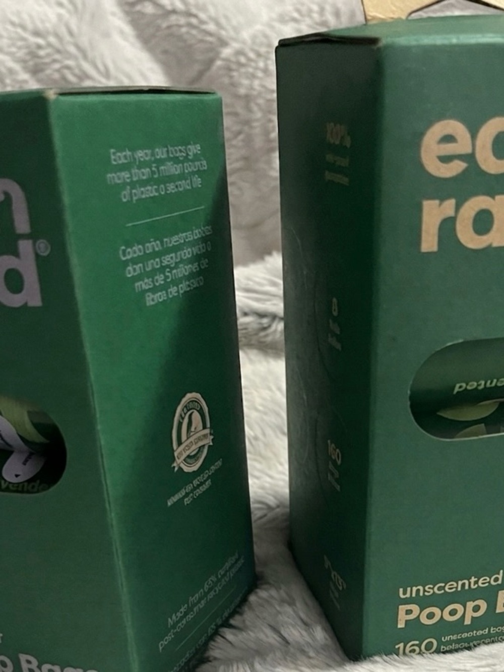 Earth Rated Eco-friendly Unscented & Lavender scented Poop Bag Rolls - Green